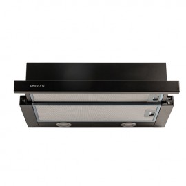 Davoline OMEGA PLUS BLACK 60 Συρόμενος Απορροφητήρας 60cm Μαύρο